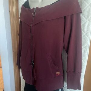 PEACE LOVE WORLD  fashion  Sweatshirt/top burgundy